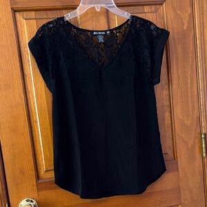 Black Lace Blouse